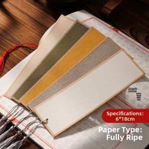 RANDENG | Thickened Rice Paper Bookmark Handmade DIY Calligraphy Painting