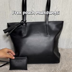 Pamole - Tas Tote Bag Wanita Penutup Resleting - Volen Series
