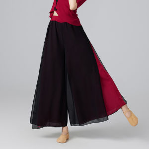 ชุดเต้นรำผ้าชีฟองออเดอร์แขนยาว ชุดเต้นรำผู้หญิง ชุดเต้นรำผ้าโพลีเอสเตอร์ ชุดเต้นรำแบบสวมหัว ชุดเต้นรำแบบสวมศีรษะ