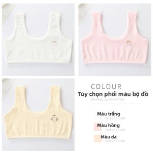 JIFANPAUL | Áo Ngực Mỏng Cho Bé Gái Mùa Hè ở Giai Đoạn Phát Triển