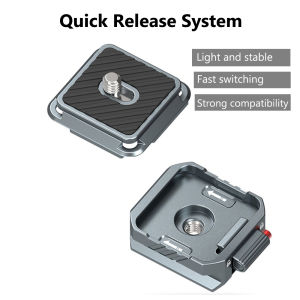 2025 Universal Arca Quick Release System Plate Clamp 1/4 3/8 Quick Switch Kit for DSLR Camera Gimbal Tripod Zhiyun Stabilizer