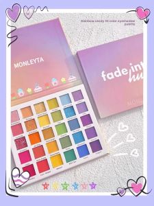 MONLEYTA | 30 Color Dopaamine Makeup Eyeshadow Palette Stage Makeup Multicolor Pink New 2025 Eye Makeup Waterproof Sweatproof