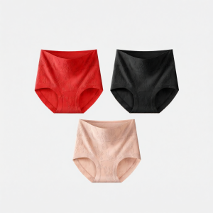 MiiOW | Antibacterial Cotton Crotch High-Waist Briefs