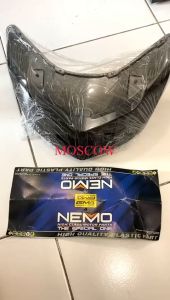 MIKA LAMPU STOP SMOKE NMAX OLD by NEMO ORIGINAL / COVER STOPLAMP YAMAHA NMAX TUTUP STOP LAMP NMAX OLD 155 CONNECTED PENUTUP PELINDUNG LAMPU REM BELAKANG MODEL STANDAR BAWAAN TEBAL TIDAK MUDAH PECAH PLUG AND PLAY