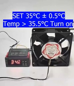 STC-1000 AC 110-220V เครื่องควบคุมอุณหภูมิ เครื่องวัดอุณหภูมิ ตัวควบคุมอุณหภูมิ ต่ำ-สูง หน้าจอดิจิตอล