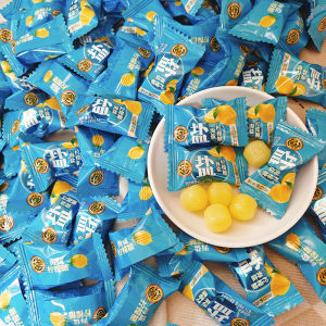 Xu Fu Ji Sea Salt Lemon Candy Traditional Snack Gift Food Wedding Celebration Hard Candy 250g Bag from Dongguan Guangdong China