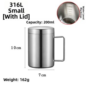 Double-layered Stainless Steel Mug 316