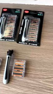 Alat Cukur Jenggot Kumis 6 Blade + 6 Mata Pisau Tajam 7in1 pria / Wanita