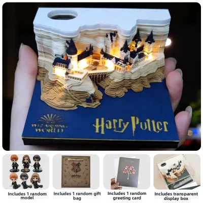 3D Sculptural Hogwarts Calendar Memo Pads