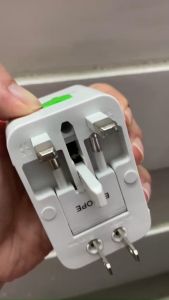 PHÍCH CẮM ĐIỆN DU LỊCH QUỐC TẾ CAO CẤP ổ cắm điện chuyển đổi đa năng dùng nhiều nước quốc gia Singapore Mỹ Anh Úc Châu Âu Thái Lan Nhật 2 3 chấu vuông tròn global international adaptor travel universal adaptor LOTA SHOP