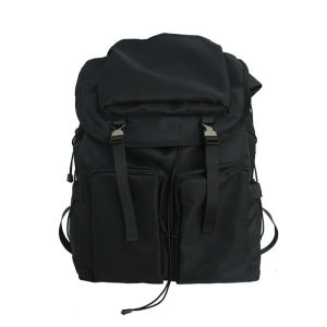 Leacat Black backpack Harajuku travel backpack for men women retro Korean style student school bag 15.6inch laptop backpack