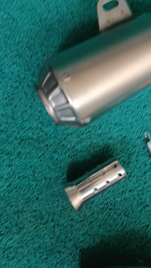 Sniper 155 Stainless Elbow with Akrapovic Round DB Reducer