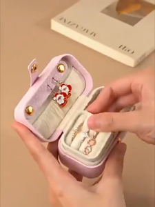 Storage Needs Box Organizer Storage Lipstick Case Earrings Rings Jewelry Mini Box Travel Jewellery