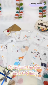 Body Đùi Cho Bé Kèm Yếm Chất Liệu Mềm Mịn Thoáng Mát Cho Bé Từ 5-9kg