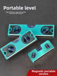 Mini Portable Magnetic Leveling Tool High Precision Engineering Measurement Balance Rule Compact Size Handy Leveling Device