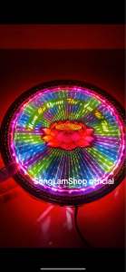 Hào Quang Cơ Hình Hoa Sen " Nam mô Quan Thế Âm Bồ tát" cơ xoay đổi màu . Bền đẹp  giá rẻ