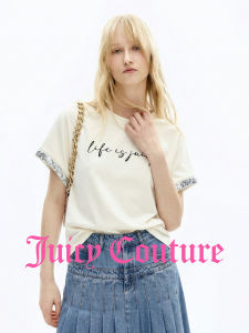 Juicy Couture | Lycell Blend Glitter Patch T-Shirt