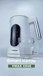 Vermax Electric Kettle 2000W High Power Smart Digital Display 1.7L Electric Water Kettle Dual layer stainless steel Electric Heater Temperature Control Cool to touch Fast Boiling