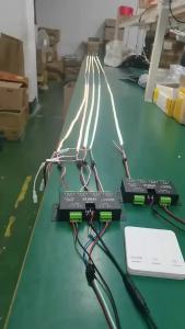 DC5V-24V SP901E Bộ Khuếch Đại Tín Hiệu LED SPI Bộ Điều Khiển 4CH Cho WS2812 2811 DMX512 Pixels Dải Magic Module Vỏ Sắt Bộ Khuếch Đại Tín Hiệu