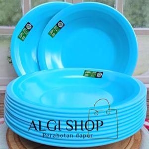 promo gratis sendok 12pcs piring melamine golden flying fist cap ikan terbang