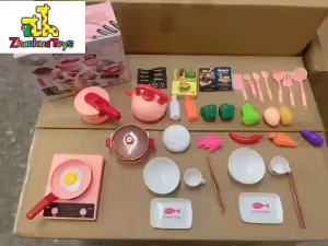 Educational Simulation Induction Cooker Toy Appliance Childrens Play House Electric Kitchen Toy Set Light Music