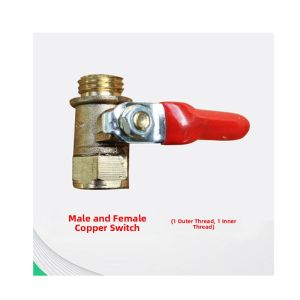 90 Degree Copper Rotating Union with Bearing Spray Machine Accessories Outer Thread Right Angle Adapter Flower Bed Gardening