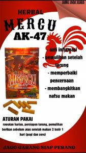 Jamu Ayam HERBAL MERCU AK 47: 10 Butir Untuk Kesehatan
