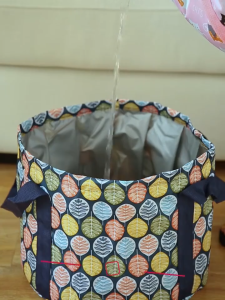 Portable water bucket multi-functional foot bath bag foldable foot bath bucket outdoor travel laundry bucket 可折叠泡脚桶