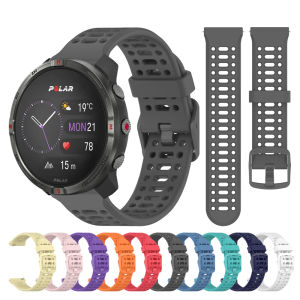 22 มม.20 มม.นาฬิกาซิลิโคนสําหรับ POLAR Unite/Pacer/IGNITE 3 2 สําหรับ POLAR Vantage M3 m2 M/ v3/กรวด x2 X Pro สายรัดข้อมือกีฬา
