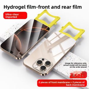CHECKON | Waterproof Soft Back Film & Edge Protection Film for iPhone 16 Pro 14 Pro Max 13 Max Plus Mini and IP11