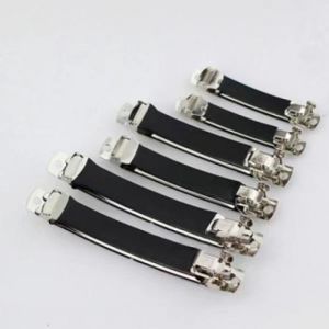 Handmade Hair Accessories 8cm Spring Clamp with Leather Cover Wide And Narrow Three-Piece Spring Clamp DIY Craft Materials