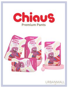 💖FREE GIFT WITH PURCHASE💖 CHIAUS Premium Disposable Training Pull-Up Easy Pants Ultra Soft Dry Comfortable & Breathable for Baby Sensitive Skin