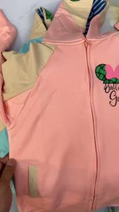 Áo khoác bé gái size 45kg-60kg thun da cá dày vừa mặc - AKG2226