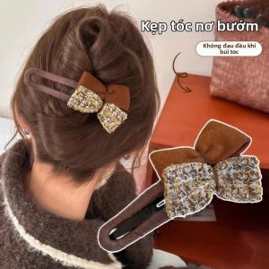 Kẹp Tóc Elegance An Toàn Mỏ Cá Mập Nửa Đầu