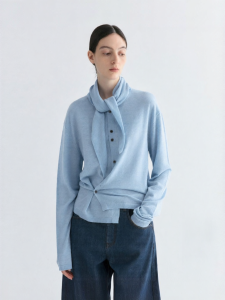 INSIS FEMME | Womens Merino Wool Long Sleeve Open Cardigan