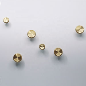 MONOI modern minimalist brass metal furniture cabinet handle home decoration round hardware knob handle