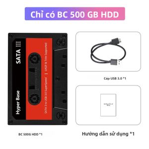 Ổ Cứng Di Động Chơi Game JMachen Hyper Base BC 500G/2TB Với Hệ Điều Hành Batocera Linux 35 Hỗ Trợ Hơn 80 Trình Giả Lập Tương Thích Với PS3/PS2/PS1/Wii/WiiU/DC Chứa Hơn 52000 Trò Chơi