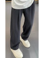 Relaxed Fit Summer Lightweight Silk-Like Men's Casual Pants. 