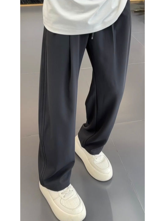 Relaxed%20Fit%20Summer%20Lightweight%20Silk-Like%20Men's%20Casual%20Pants%20-%20Image%204