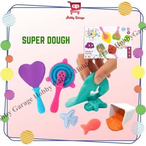 Mainan Super Dough Candy Ice Cream Maker Emco Clay Playdough Lilin