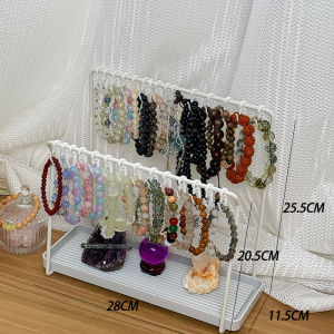 Large Capacity Crystal Bracelet Display Stand Portable Hand Jewelry Handheld Collectable Beads Jewelry Storage Box Bead Rack