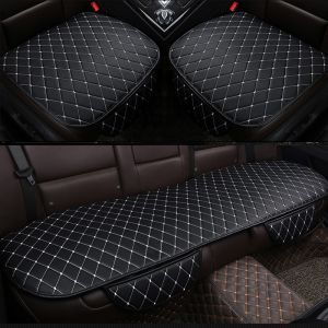 Automotive Car Seat Covers Set: Leather Universal Cushion Protection & Interior Accessories
