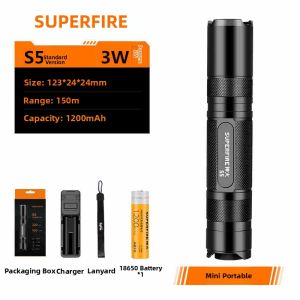 SUPERFIRE | Bright Long-range Mini Flashlight