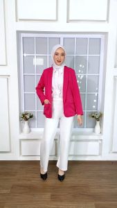 BLANIK Blazer Premium Wanita Bahan Kerja Kantor Casual Colourful Pakai Furing Lengan Panjang Blazer Viral High Quality