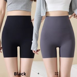 miiow | Ice Silk Seamless Sharkskin Pants Womens Summer Fitness Yoga Bottoms No Roll Edge Comfortable Breathable Nylon Spandex