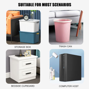 8Pcs Self Adhesive Universal Wheels Casters 360° Rotatable Ball Pulley Mini Swivel Casters