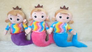 Dreamtoys96 Boneka Mermaid Baju Rainbow Boneka Lucu 13