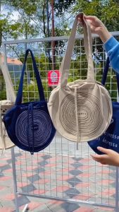 Mengenal SPNB Tote Bag Resleting Aesthetic Kanvas Pria Wanita Cirbag Happy Espresso