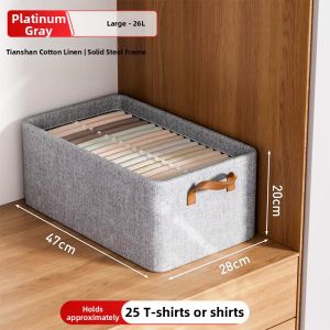 Clothes Organizer Foldable Fabric Storage Box
