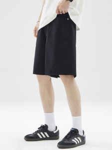 Quần Short Nam Ống Đứng Năm Điểm Phong Cách Mỹ Cổ Điển Mùa Hè Quần Short Nam Giản Dị Đa Năng Cho Cặp Đôi Thường Ngày